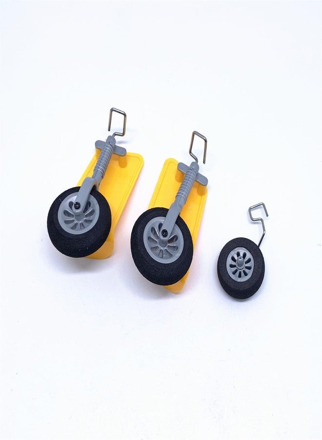 KingVal Replacement Landing Gear Propeller Fairing RC Parts Combo Compatible with WLtoys XK A300 RC Airplane Glider (Yellow) - Image 3